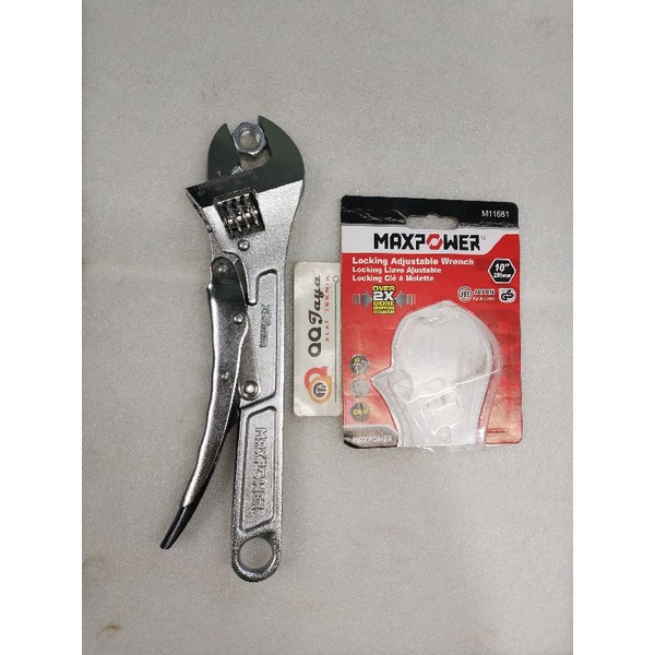 Locking adjustable Wrench 10" MAXPOWER - Kunci Inggris vise grip