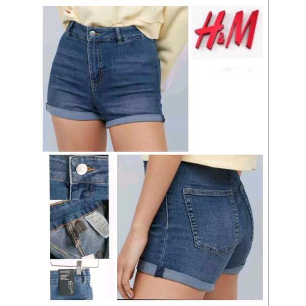 ( 4 Warna ) H&amp;M Twill Short Pants - Celana Wanita Original Branded