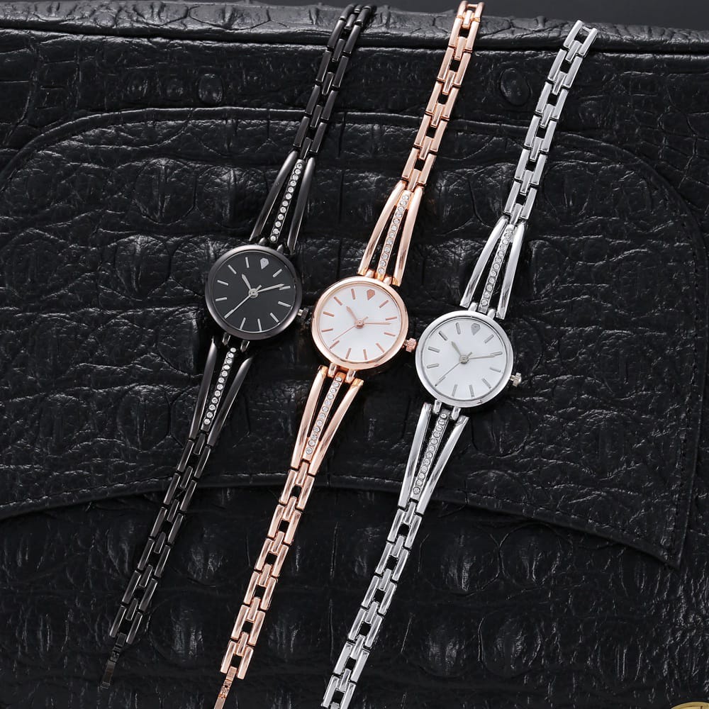 JAM TANGAN WANITA QUARTZ ANALOG DIAL BULAT ALLOY MINI VINTAGE WANITA JAM TANGAN WANITA FASHION KOREA JAM TANGAN DIAL