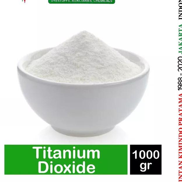 

FIA551 Pemutih makanan food grade, Titanium Dioxide, Tio2 (1 kg) ||
