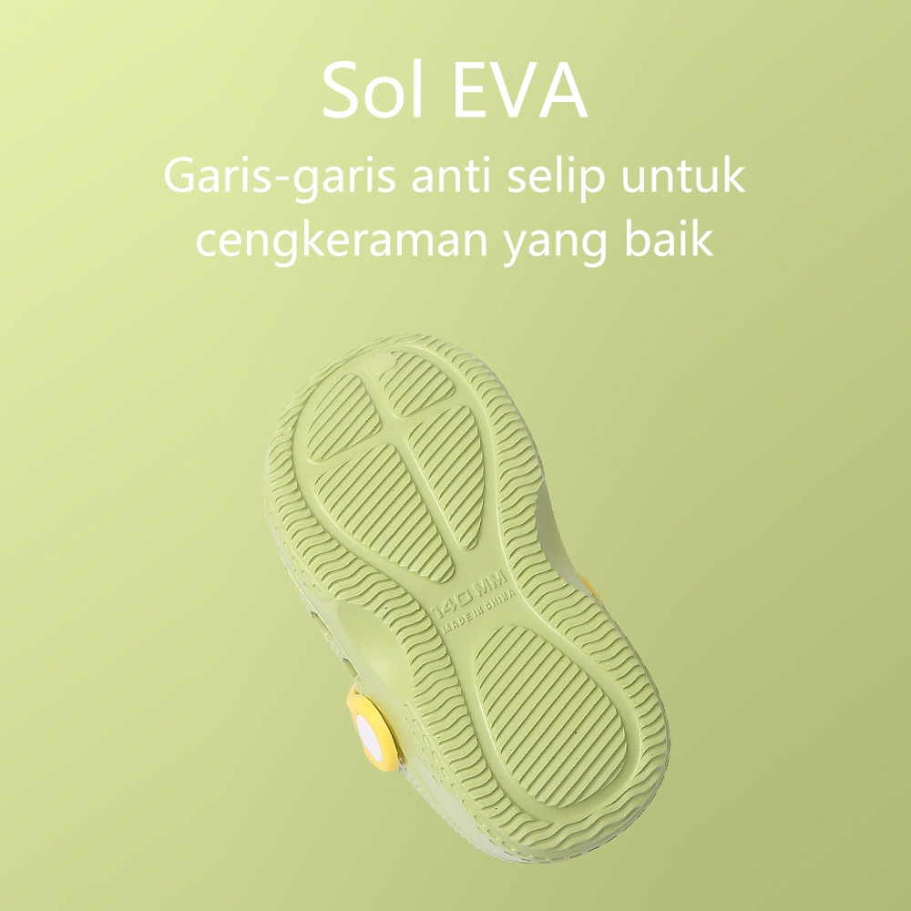 Lakhu sandal anak laki laki perempuan sandal baim anak Bahan EVA Anti -Slip