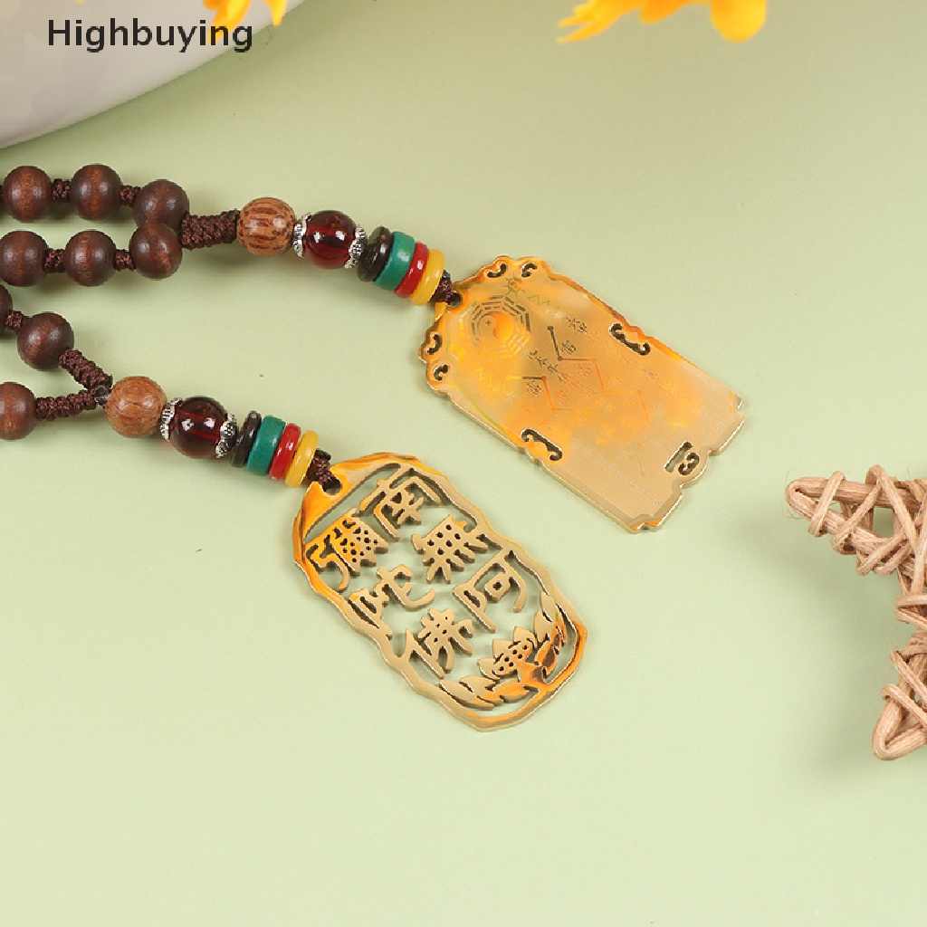 Hbid Wanita Pria Retro Yoga Beads Necklace Natural Sandal Budha Buddha Necklace Glory