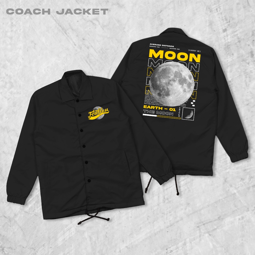 HIPNOP Moon Coach Jaket Pria Outwear Unisex Parasut