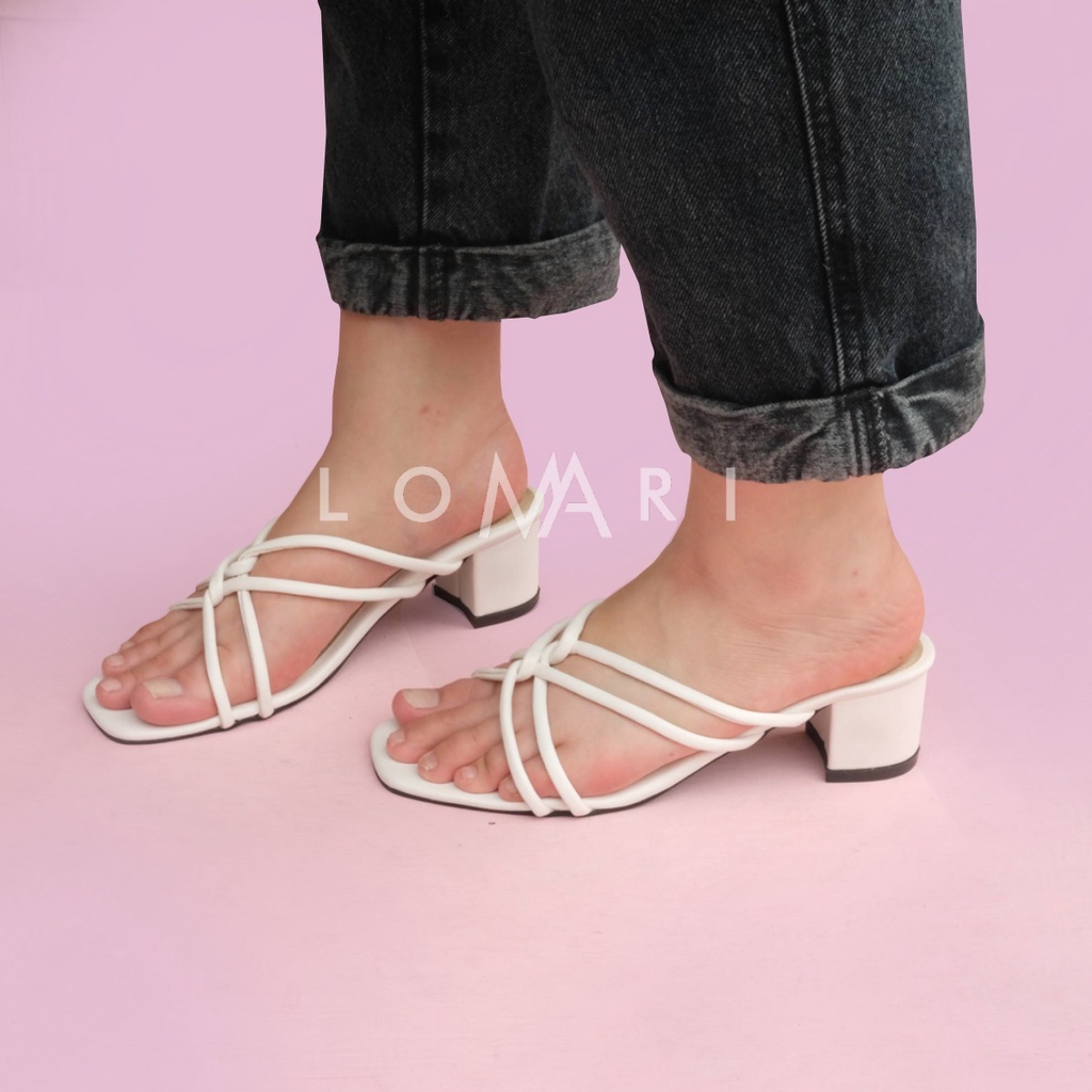 RAYA SERIES LOMARI 5CM - Sandal Heels Wanita