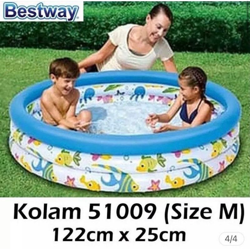 Jual Kolam Renang Anak Dan Bayi Bestway 51009- Kolam Mandi Bola 122 ...