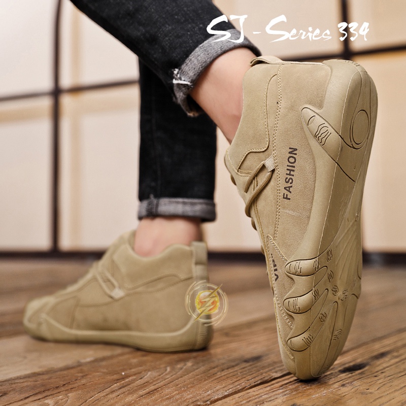 [JWALK] Sepatu Sneakers Pria Model Simple Keren Buat OOTD atau Kuliah Kualitas Import Premium -334