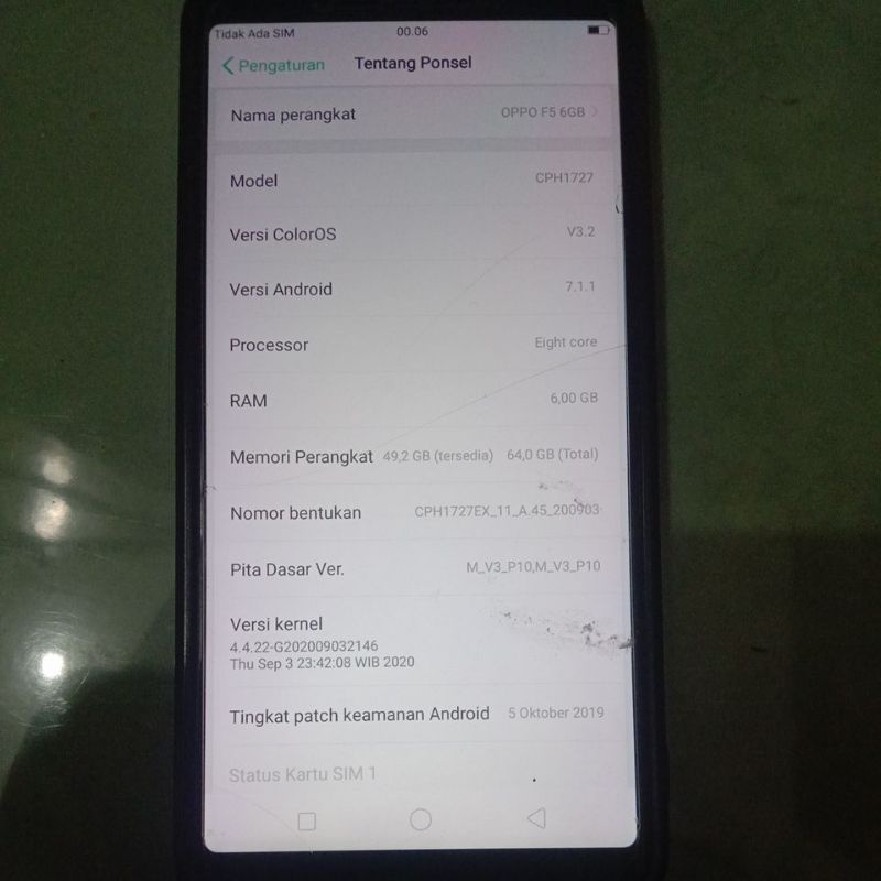 Oppo F5 ram 6/64 (second)