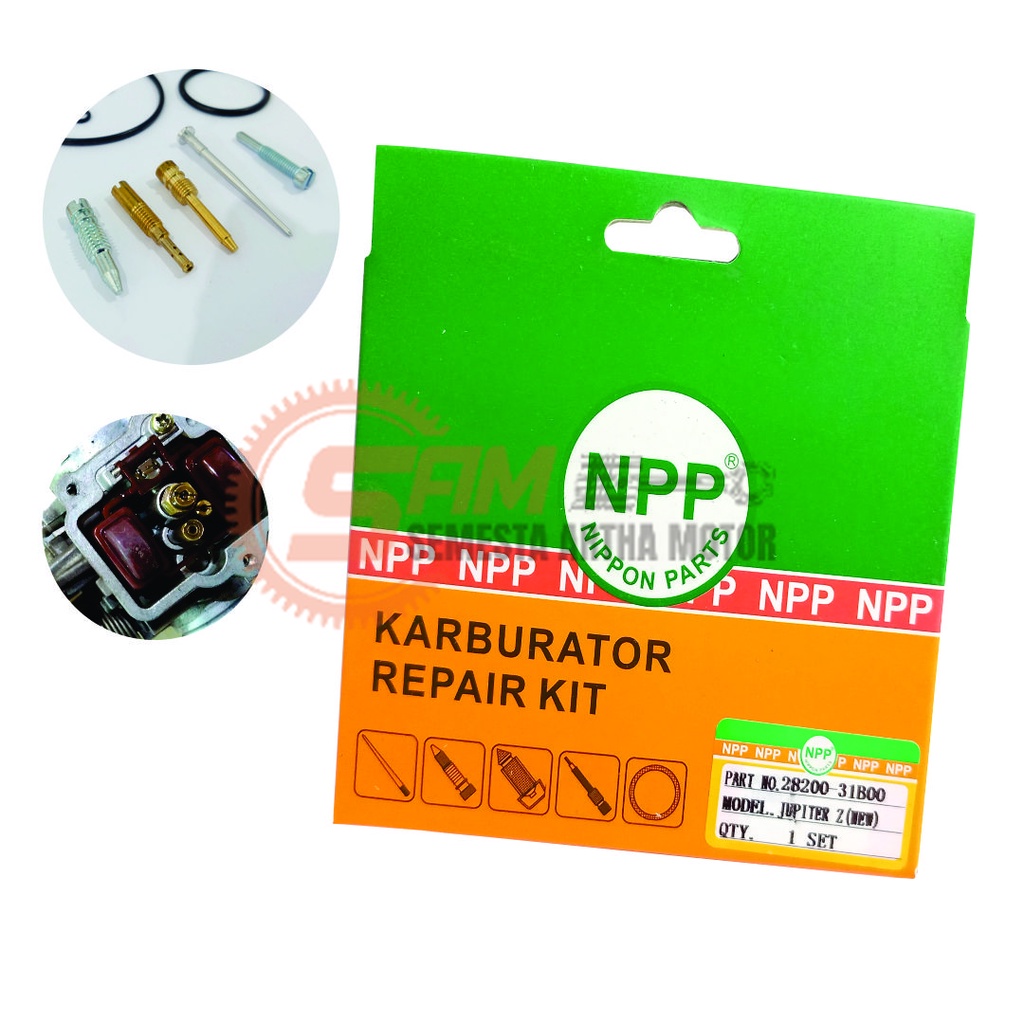 NPP RepairKit Karburator Jupiter Z New Vega ZR Parkit Carbu set Karbu