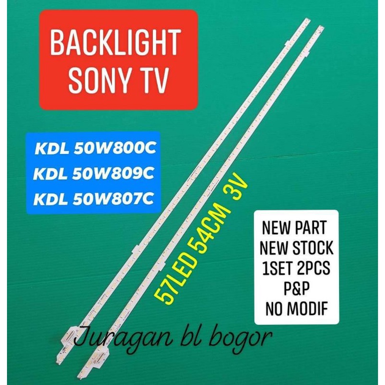 LAMPU LED BL BACKLIGHT TV SONY KDL-50W800C KDL 50W800C 50W809C 50C807C