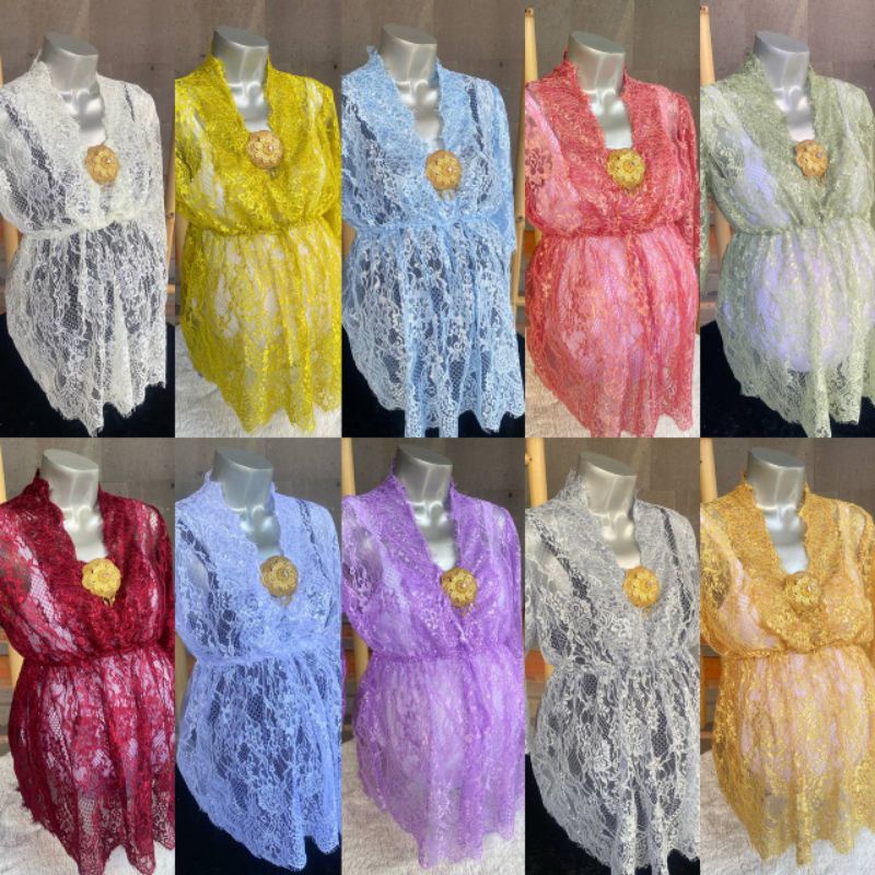 Kebaya Bali By Ani Kebaya Hamil Metalic Benang Emas