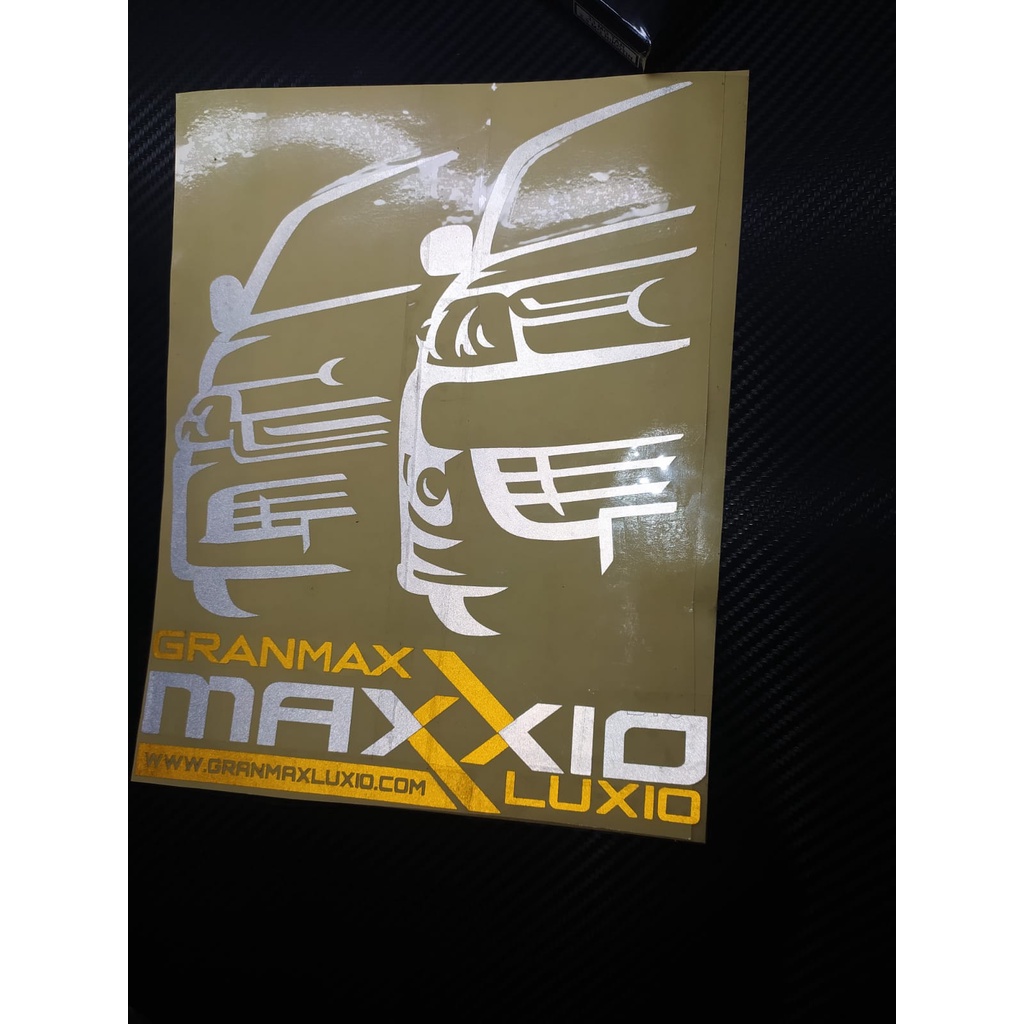 cutting sticker stiker maxxio granmax luxio