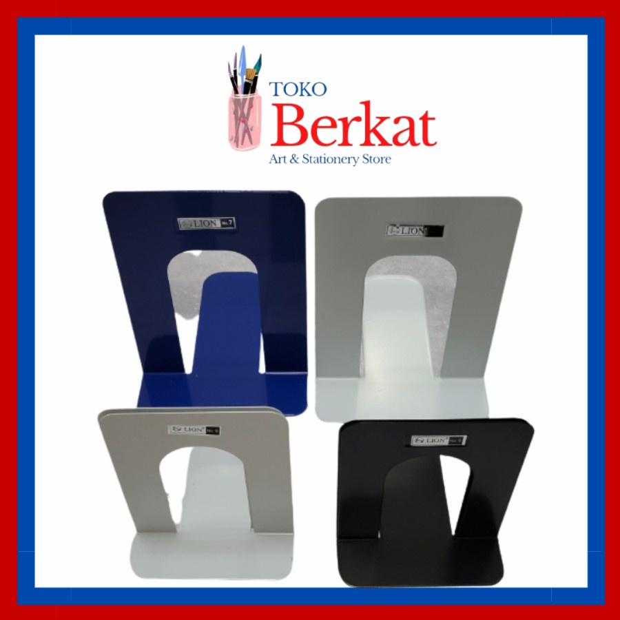 

Standard Book Sandaran Buku Penahan Buku Book Stand LION