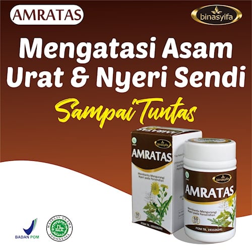 AMRATAS Obat Asam Urat Rematik Pegal Linu Mengatasi Nyeri Sendi