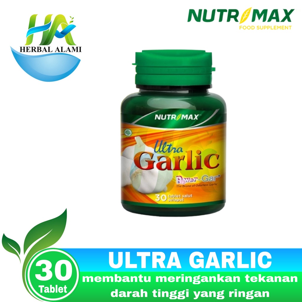 Nutrimax Ultra Garlic - Suplemen Penurun Tekanan Darah Tinggi &amp; Kolesterol