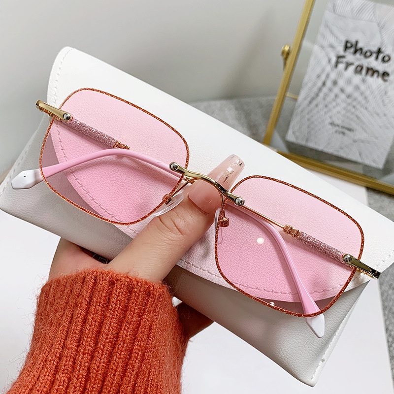 Kacamata Hitam Fashion Square Shades Untuk Wanita/Pria Eyewear