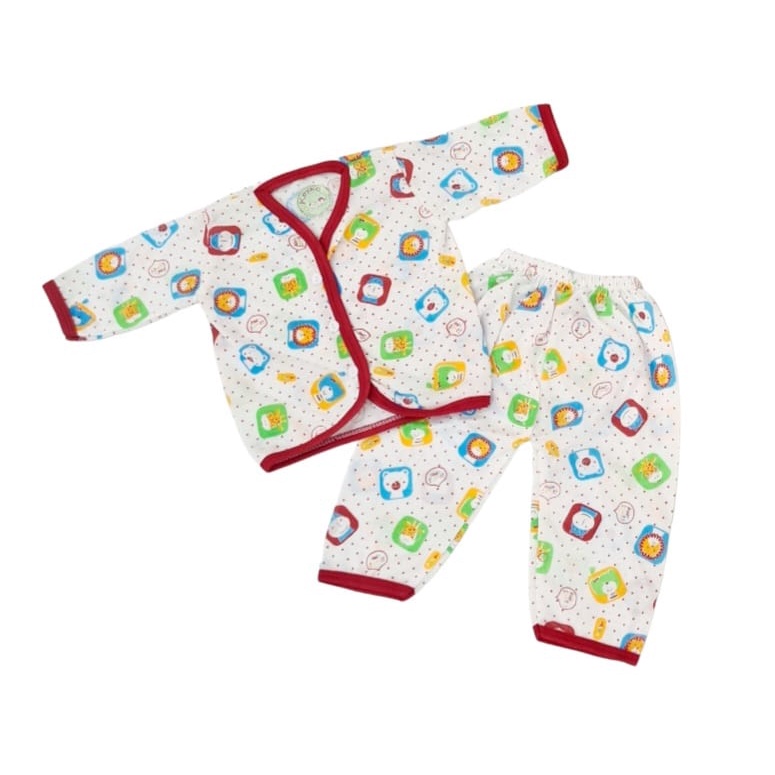 Setelan Baju Bayi Lengan Panjang + Celana Panjang Bayi PJ-10/set baju bayi laki-laki perempuan/set bayi newborn