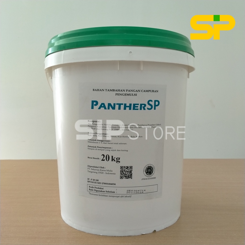 

PANTHER SP 20kg / SP TBM / Ovalet / Pengembang Kue / Pelembut Kue / Pengemulsi Kue / Cake Emulsifier