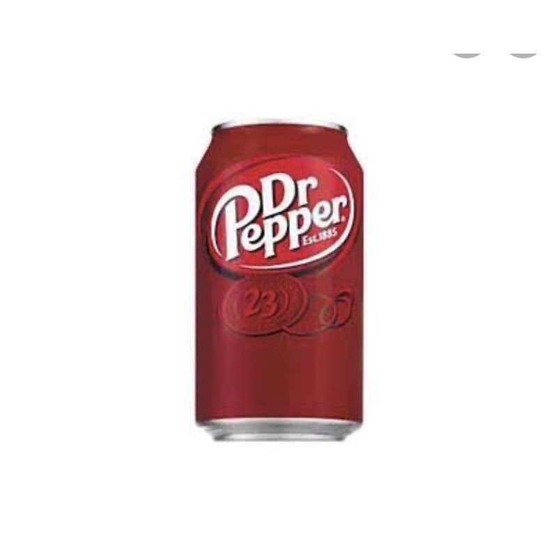 

Dr. pepper soft regular 12oz can