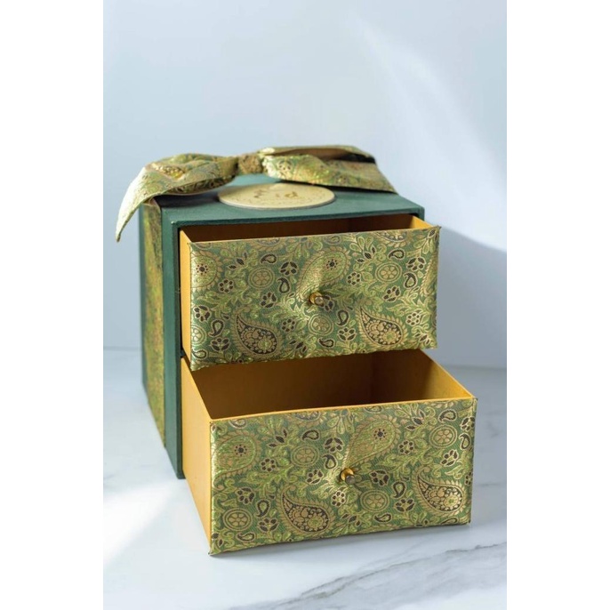 

Kotak Kue Lebaran 2 Tingkat/ Box Idul Fitri /Packaging/Hampers 044