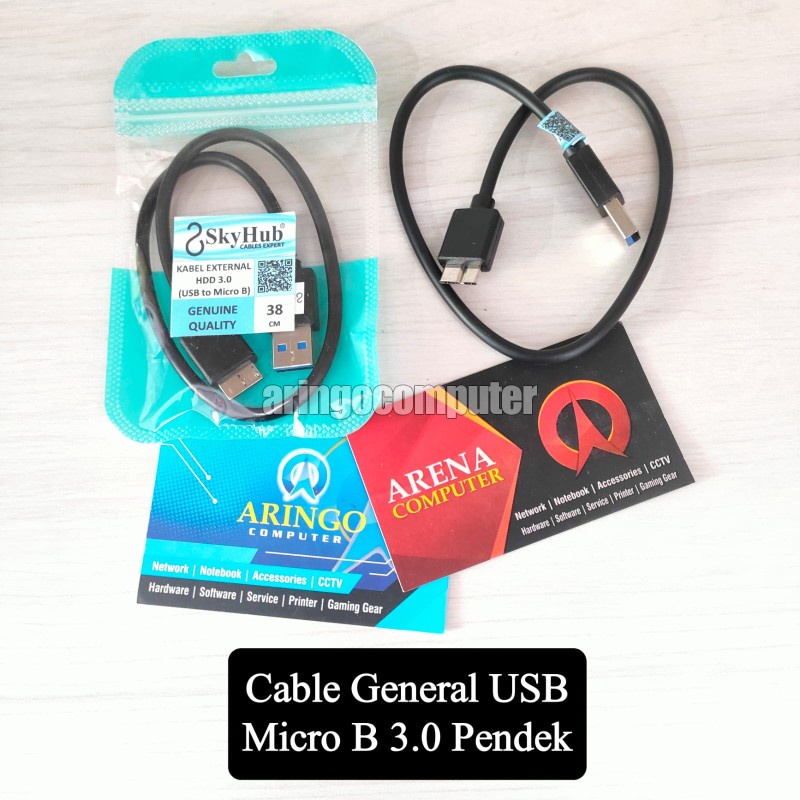 Cable General USB Micro B 3.0 Pendek