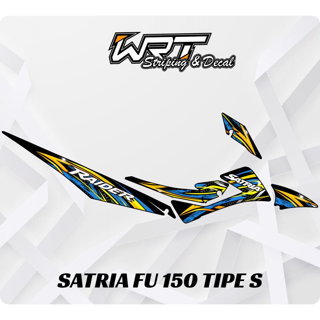 Striping Satria FU Tipe S-Stiker Decal Satria FU 150 Tipe S Racing Laxury