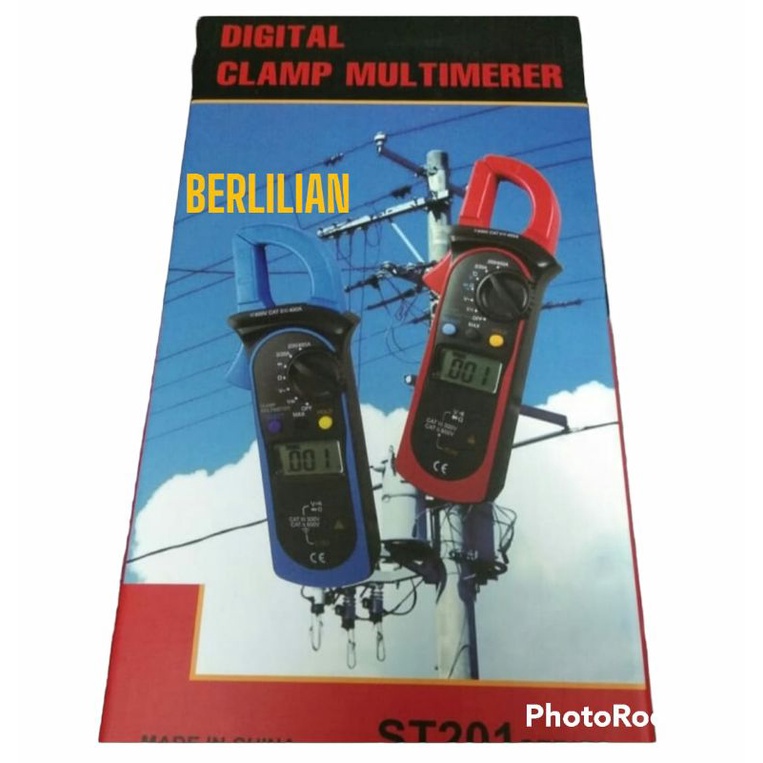 Digital Clam Multimeter ST201 Tang Amper