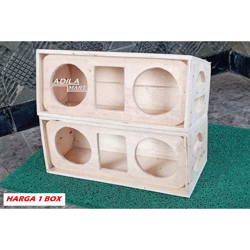 Box Speaker 4 inch Line Array Dobel Tweeter Kotak