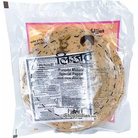 LIJJAT Punjabi Masala Papad 200g