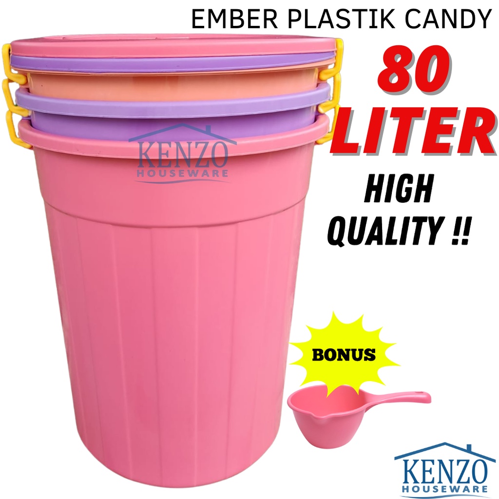 Ember Plastik Air 80 Liter / Gentong bak mandi / tong air Plastik Cuci