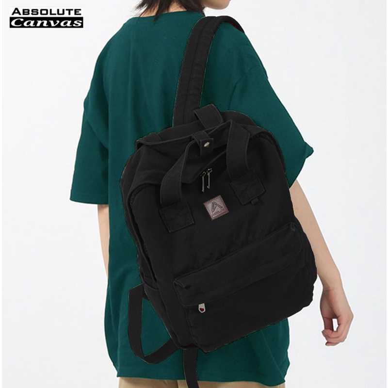 Kbag Klub New Arrival - Tas Ransel Canvas IAC Backpack Up to 14 inch - Tas Gendong Tas Wanita Daypack