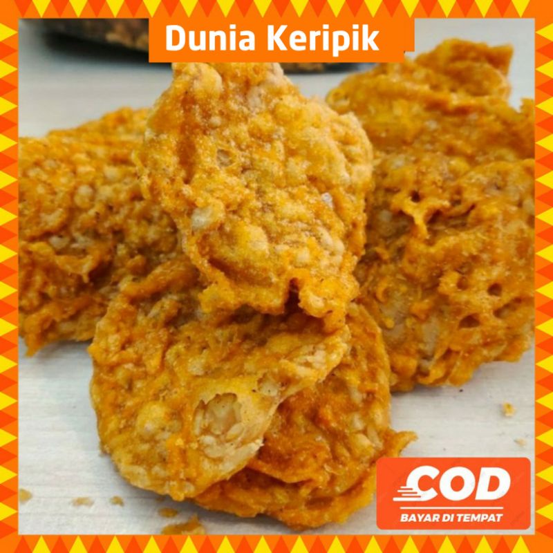 

keripik tempe goreng bandung 400gram gurih manis asin tempe goreng original kripik tempe