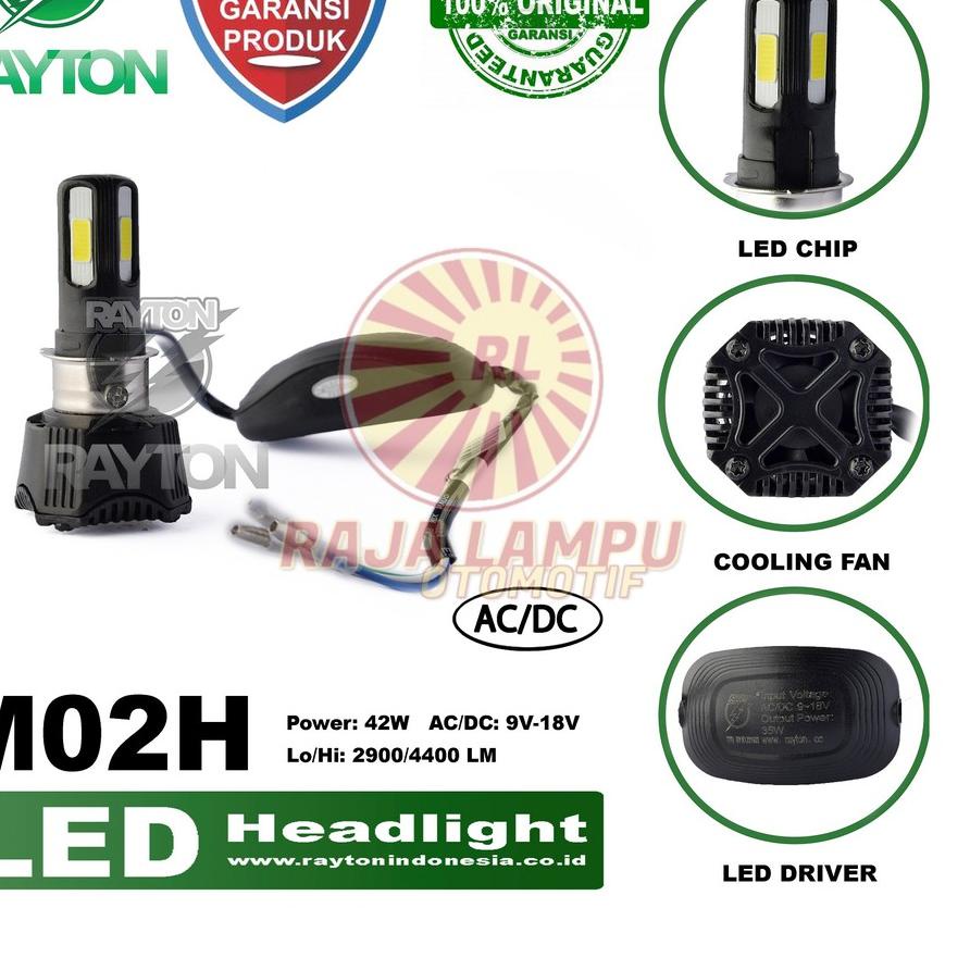 Depan LAMPU MOTOR RTD 4 Sisi LED M02H RAYTON LAMPU RTD ORIGINAL RTD LED ORI GARANSI