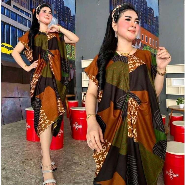 CASUAL HOME DRESS BATIK | DASTER KALONG JUMBO BUSUI