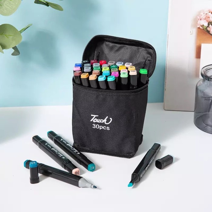 

Terlaris ✨ -Spidol Dua Sisi Beragam Warna Touch Marker Alcohol Based Gambar Sketsa - 24 WARNA ACAK- 2.1.23
