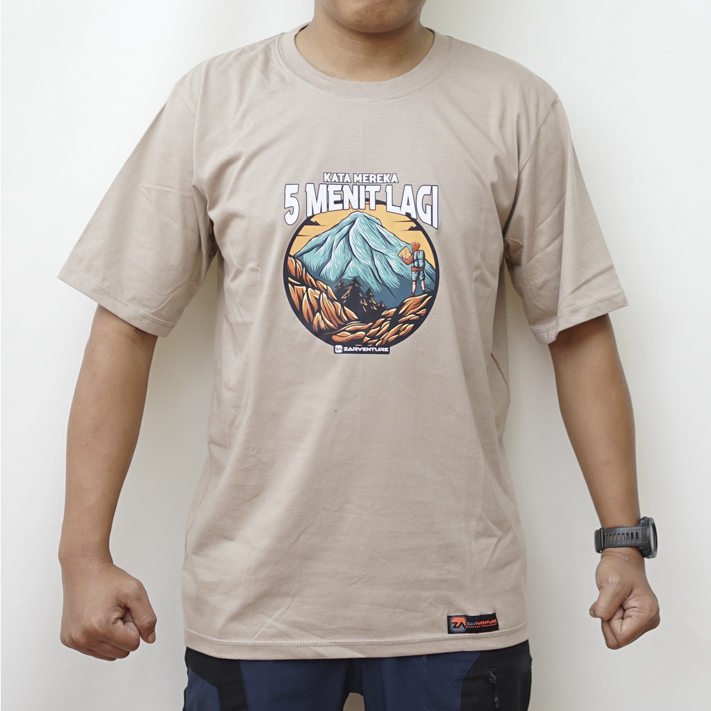 kaos tshirt tema adventure hiking zarventure 1018