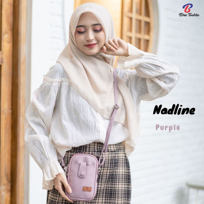 Biru Tsabita Nadline Tas handphone Anti Air