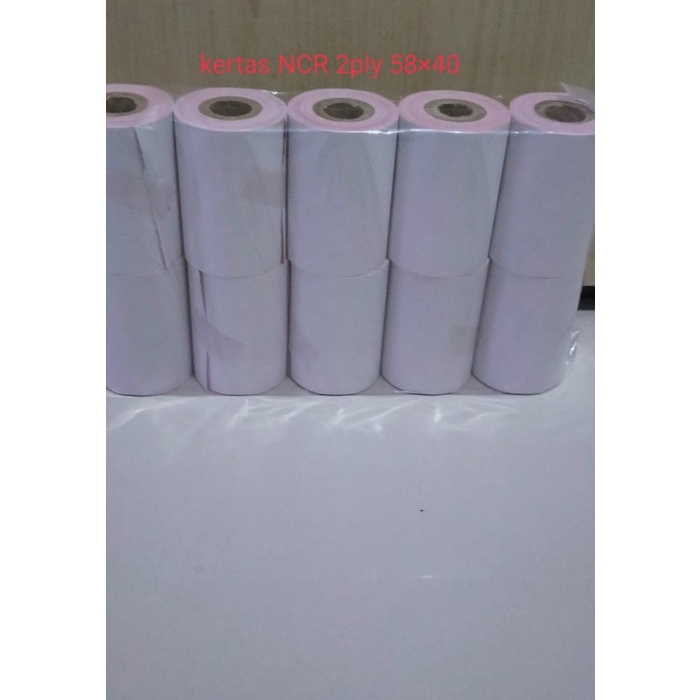 

{{{{}}] KERTAS KASIR/STRUK KASIR 2 PLY BANDUNG 58mm x40mm