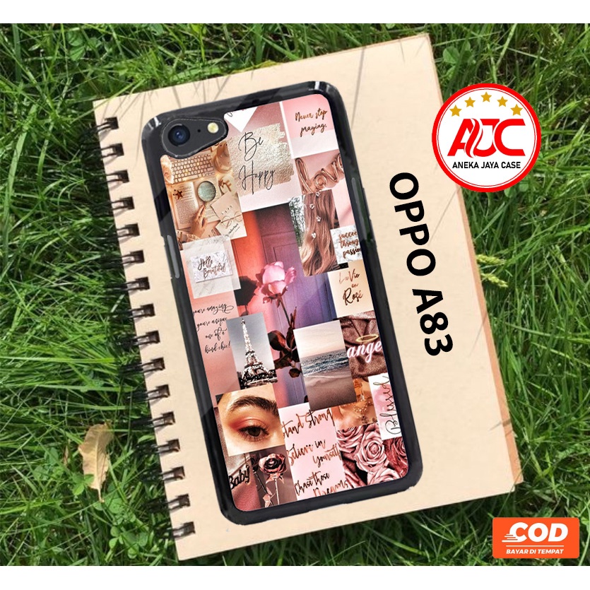 Case OPPO A83 Motif [ AESTETIC ] Casing hp - Case Terlaris - Casing Softcase Aneka jaya - Case Terba