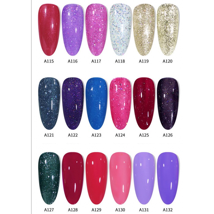 (101-127) ROSE ABOUT Kutek Halal Soak Off Gel Nail polish UV LED / Kutek Glitter Nail Art Gel Halal / cat kuku KU045