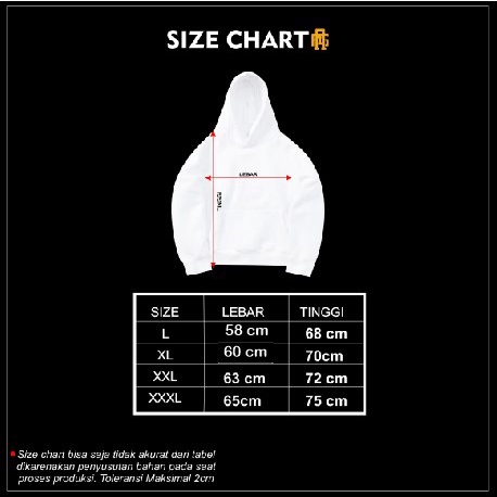 SWEATER HOODIE SIZE JUMBO XXL-XXXL OVER SIZE ANTARES AUTHENTIC-CHASING