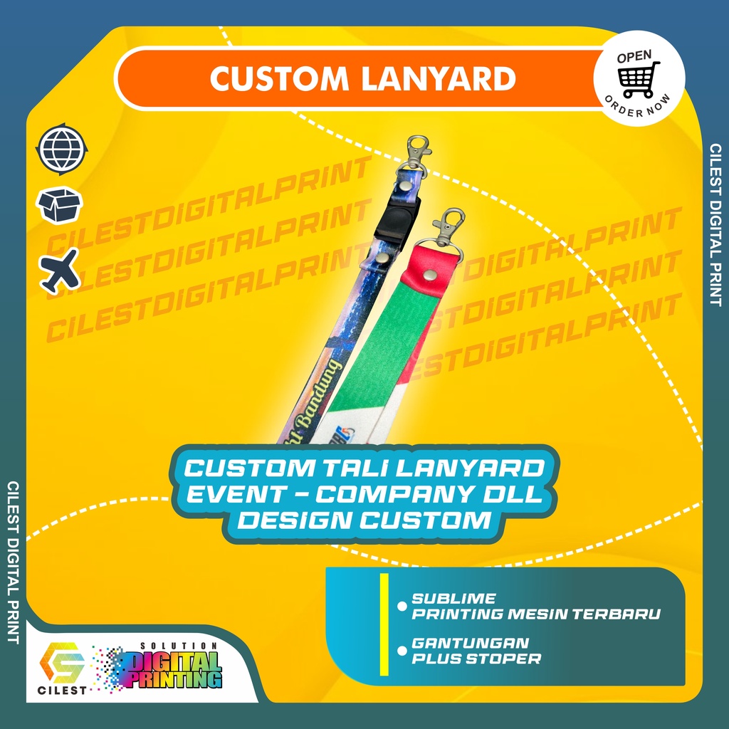 

COSTUM TALI LANYARD SUBLIME PRINT