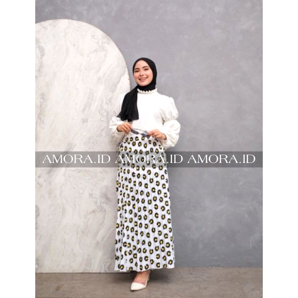 ROK PLISKET MOTIF DENIM LILY TULIP DAILY DAISY POLKADOT PREMIUM