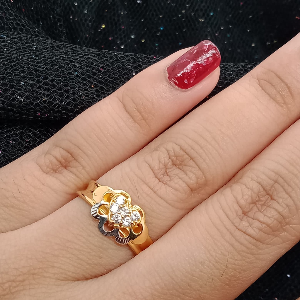 Cincin emas 17K - 1.55  gr kadar 750 - 3941