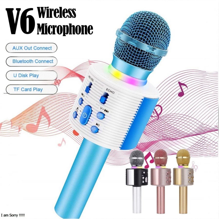 MIC PORTABLE V6 BLUETOOTH