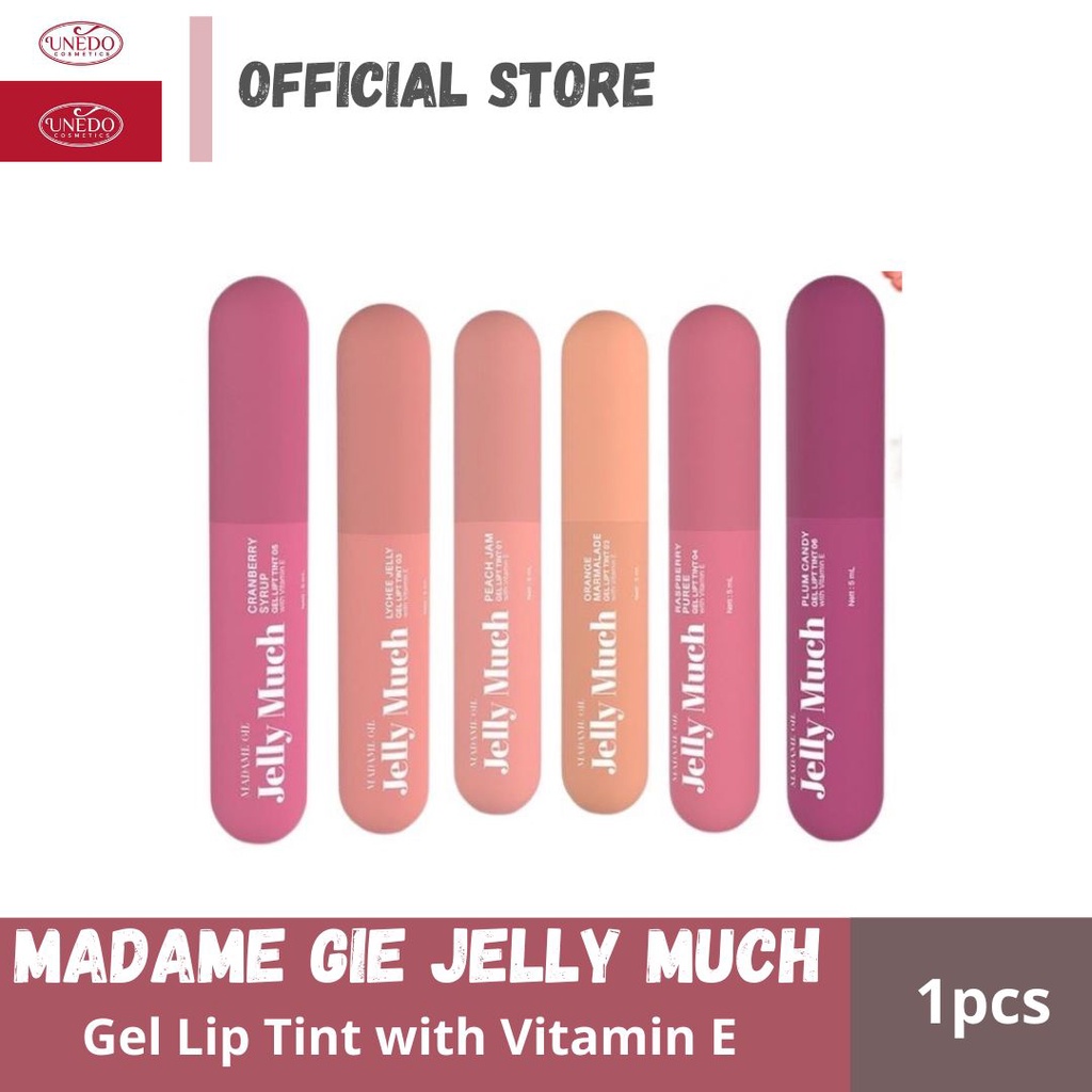 MADAME GIE Jelly Much Gel Lip Tint With Vitamin E