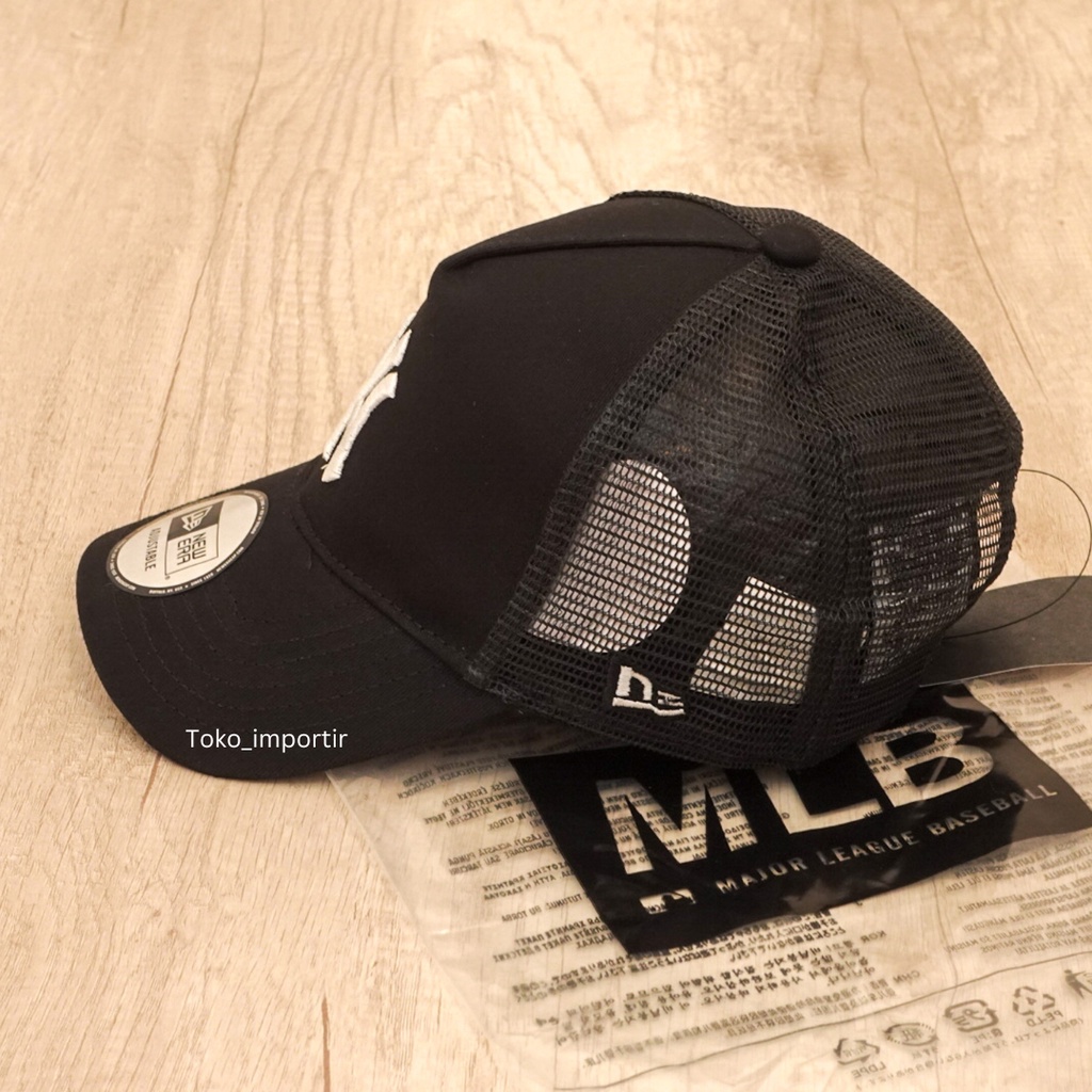 Topi NY MLB Trucker Topi Baseball Pria Import Mirror Ori