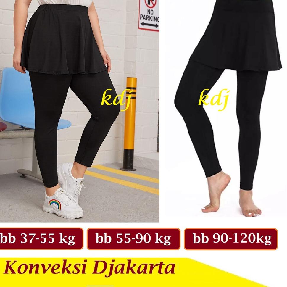 "AUS.27Ja23ž" Celana Legging Rok Olahraga Wanita Senam Lari Zumba Bersepeda Ukuran STD dan JUMBO Rok