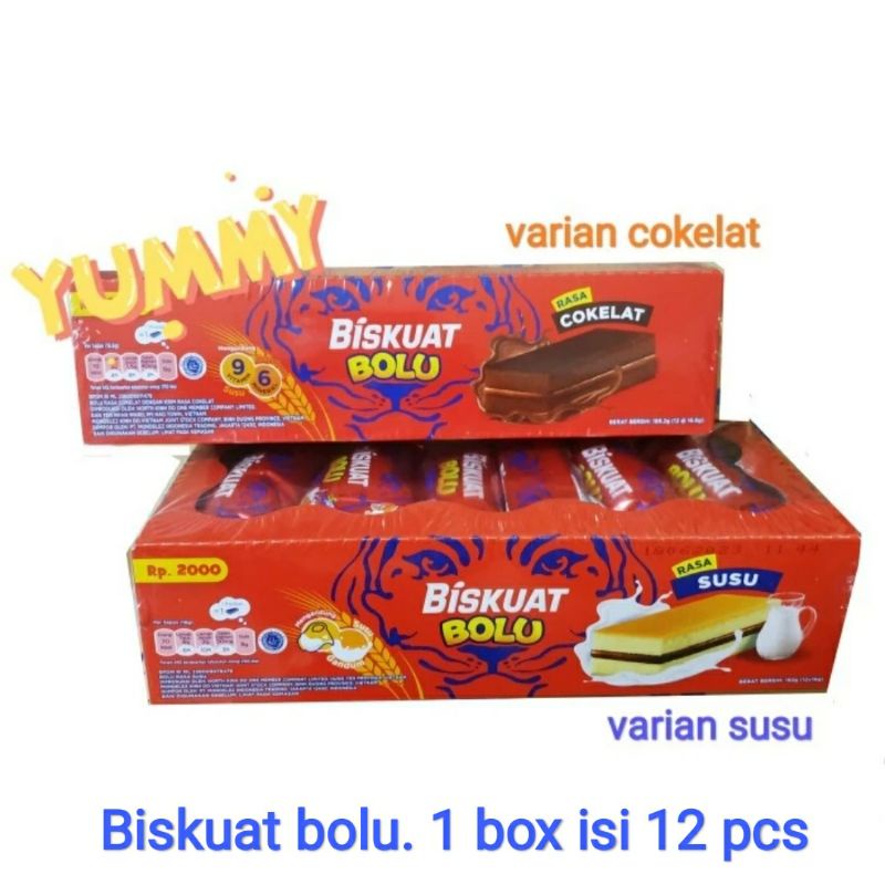 

Biskuat bolu | box isi 12 pcs