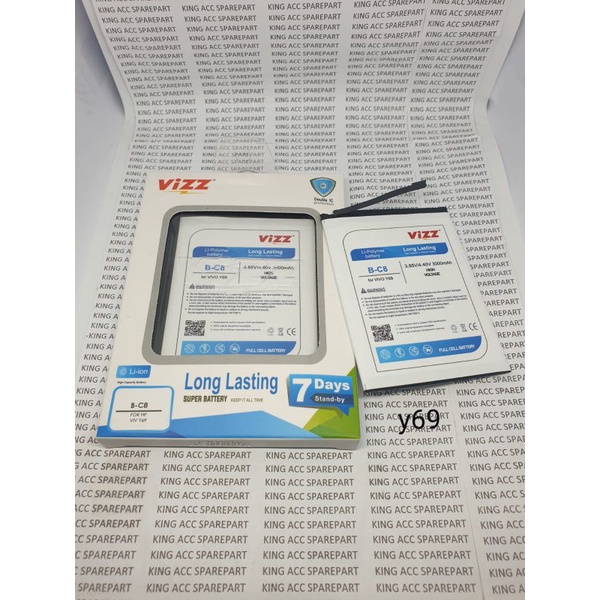 BATERAI BATRE BATERE BATTERY VIVO Y69 B-C8 BC8 VIZZ DOUBLE POWER