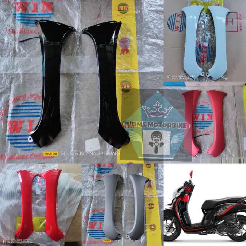 body sayap depan kanan kiri Honda Scoopy FI Scoopy 2017/2020